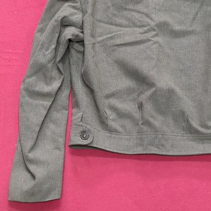Vintage WWII 1952 38L IKE M-1950 Jacket, Field, Wool OD Good Condition (aa15-AUG78)