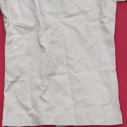 Vintage Vietnam Era US Army Men's Small Tan 445 Short-Sleeve Shirt Good Condition (aa15-AUG80)