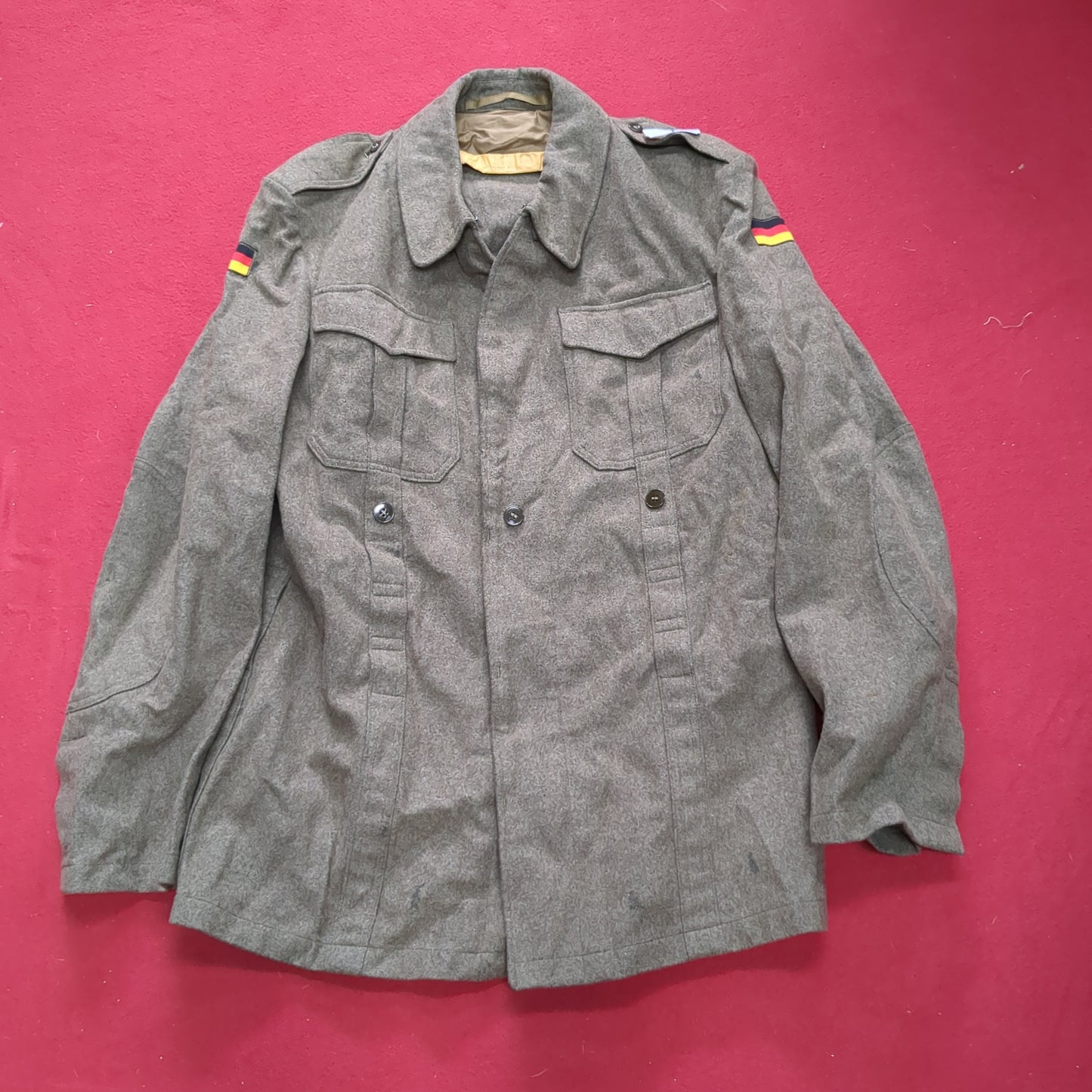 1962 Clavey & Meier Wool Jacket German Flag Vintage Men’s (j26 (ab15-i)