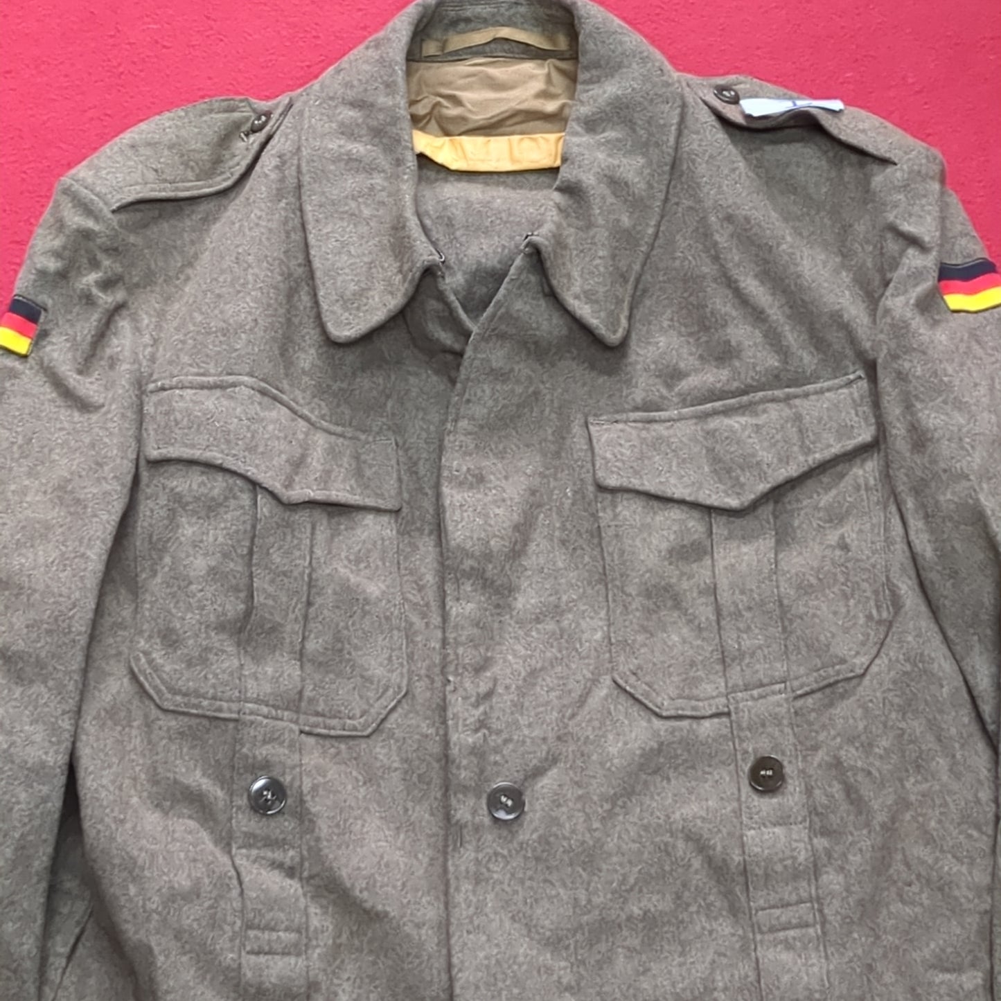 1962 Clavey & Meier Wool Jacket German Flag Vintage Men’s (j26 (ab15-i)