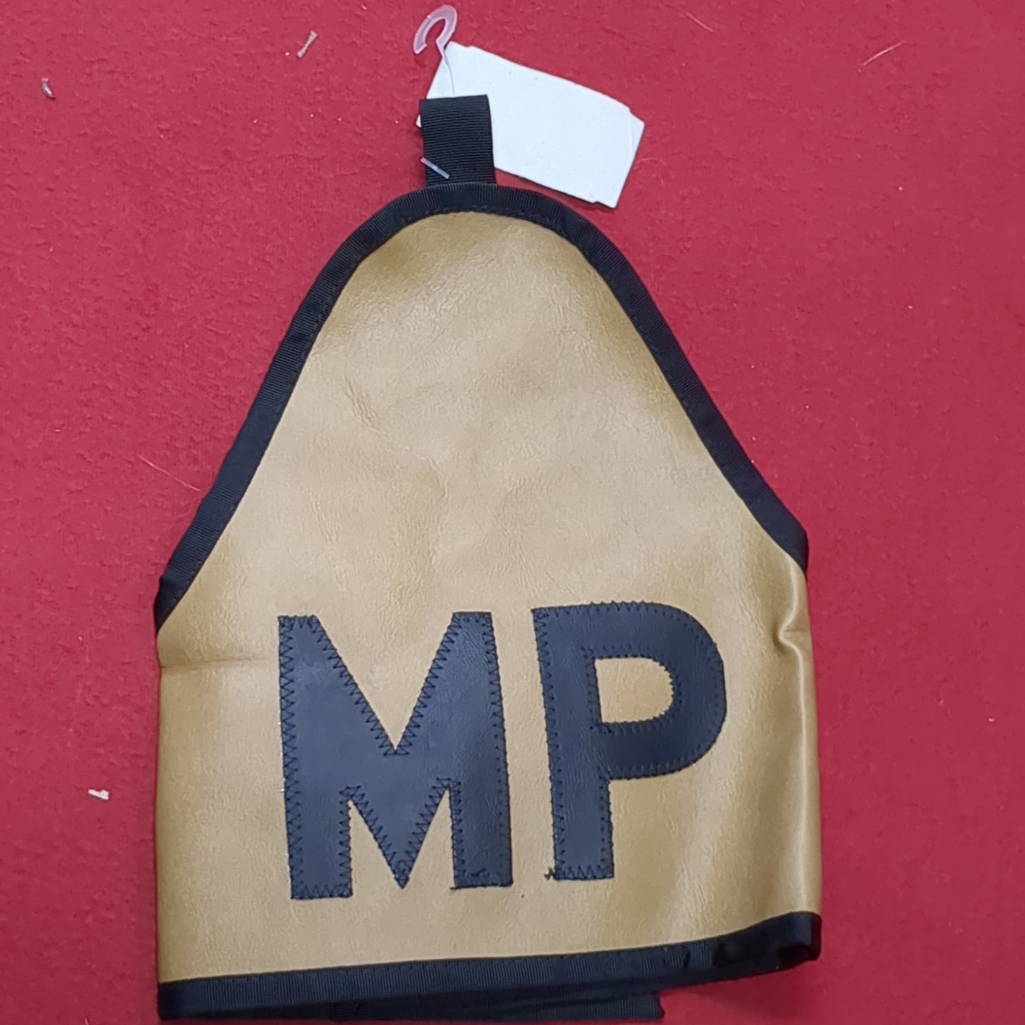 Vintage US Army Brassard Armband Leather NEW Old Stock (ab04-M0915)