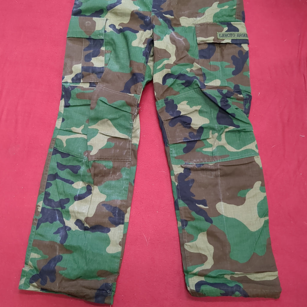 Original BDU Trouser Army Woodland Camo Ripstop Camouflage Light Combat Pant  | eBay