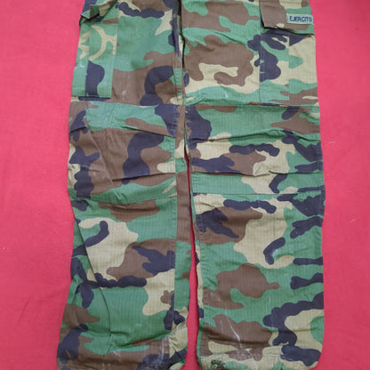 Argentina Army Foreign BDU Woodland Pants Uniform (j14 ab03-i)