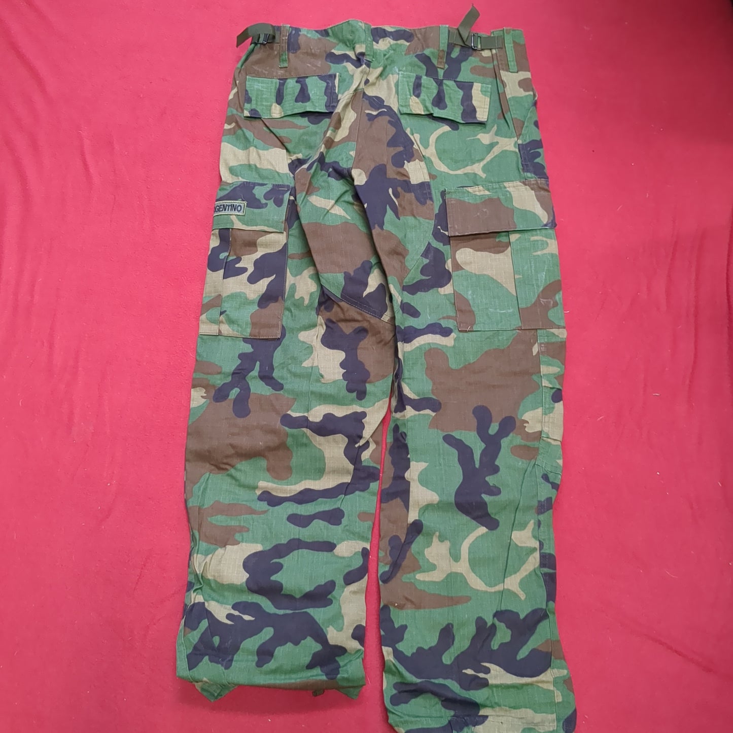 Argentina Army Foreign BDU Woodland Pants Uniform (j14 ab03-i)