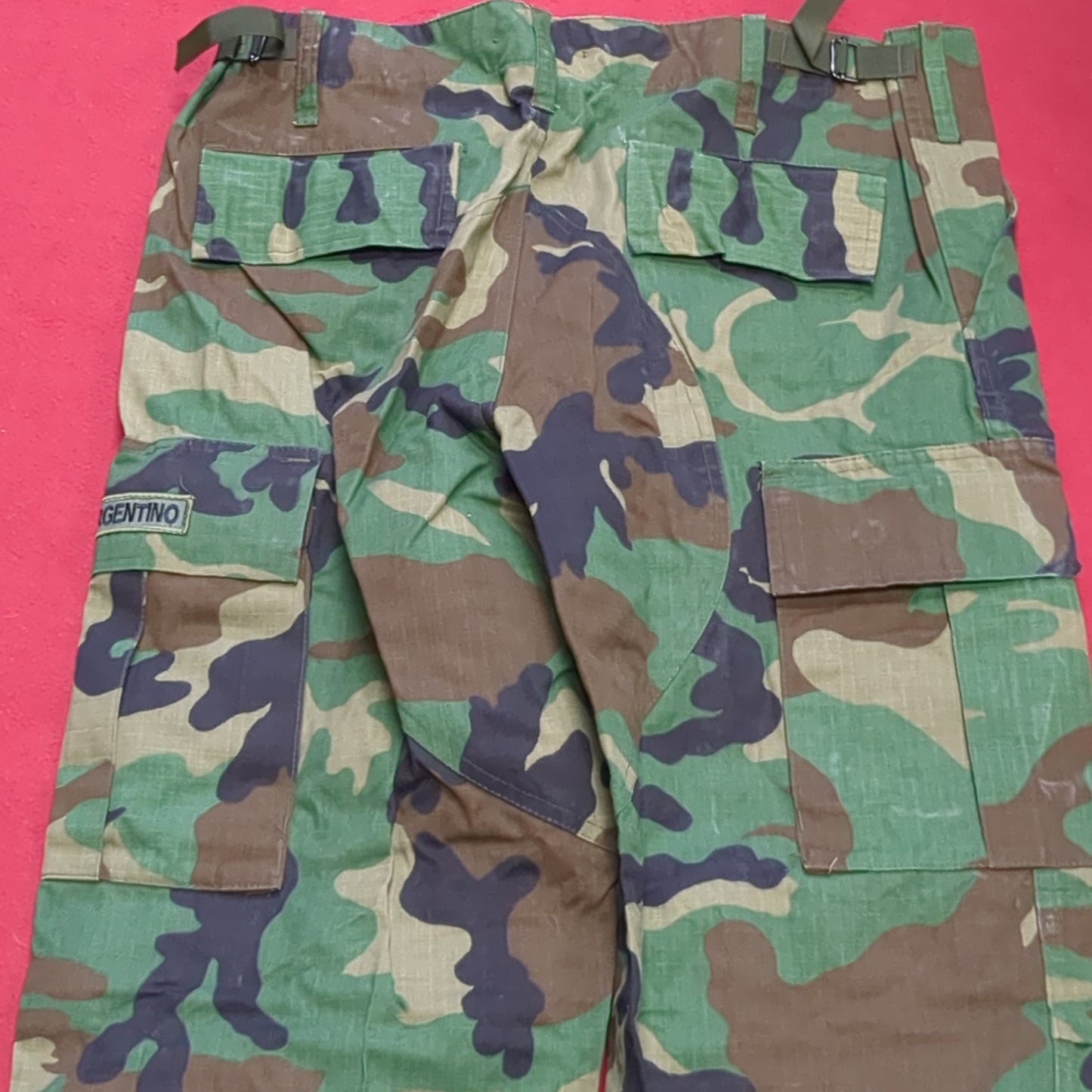 Argentina Army Foreign BDU Woodland Pants Uniform (j14 ab03-i)