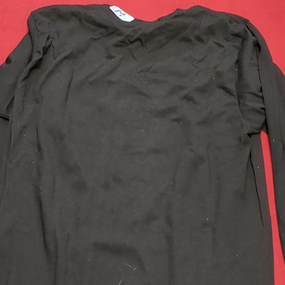 US Army Medium Black Gold Cold Weather APFU PT Uniform Long-Sleeve Shirt (ab03-6)