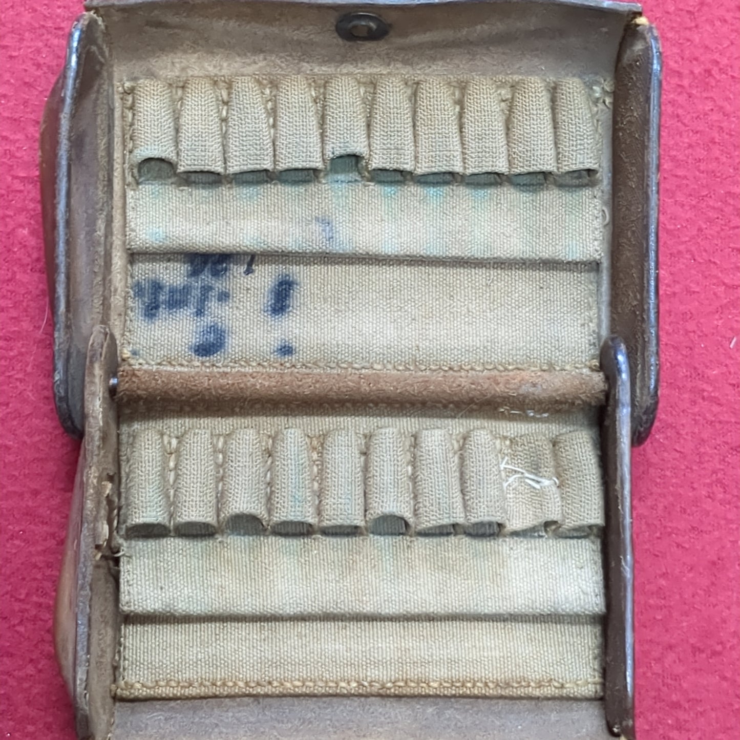 VINTAGE 1908 DATED Rock Island Arsenal McKeever Cartridge Box (26s ac09-15)