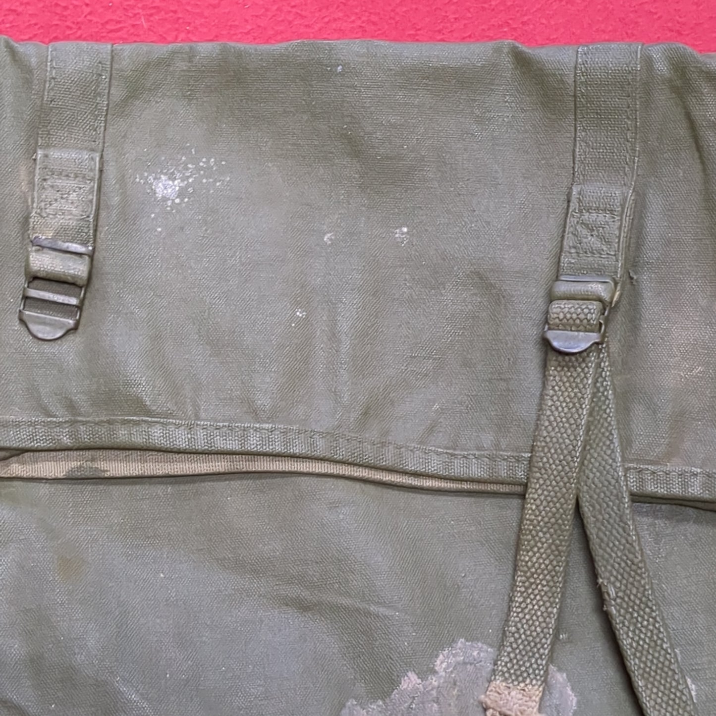 Vintage USMC Knapsack M1941 Lower Pack Waterproof Bag (03s 06cc- ca9-08)