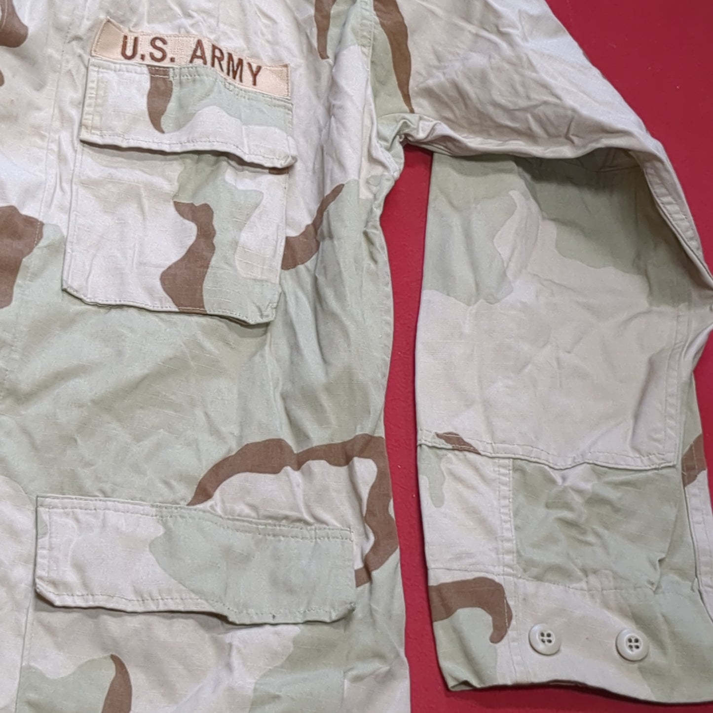 US Army Medium Long DCU Desert Camo Top Jacket Uniform (aa01-4)