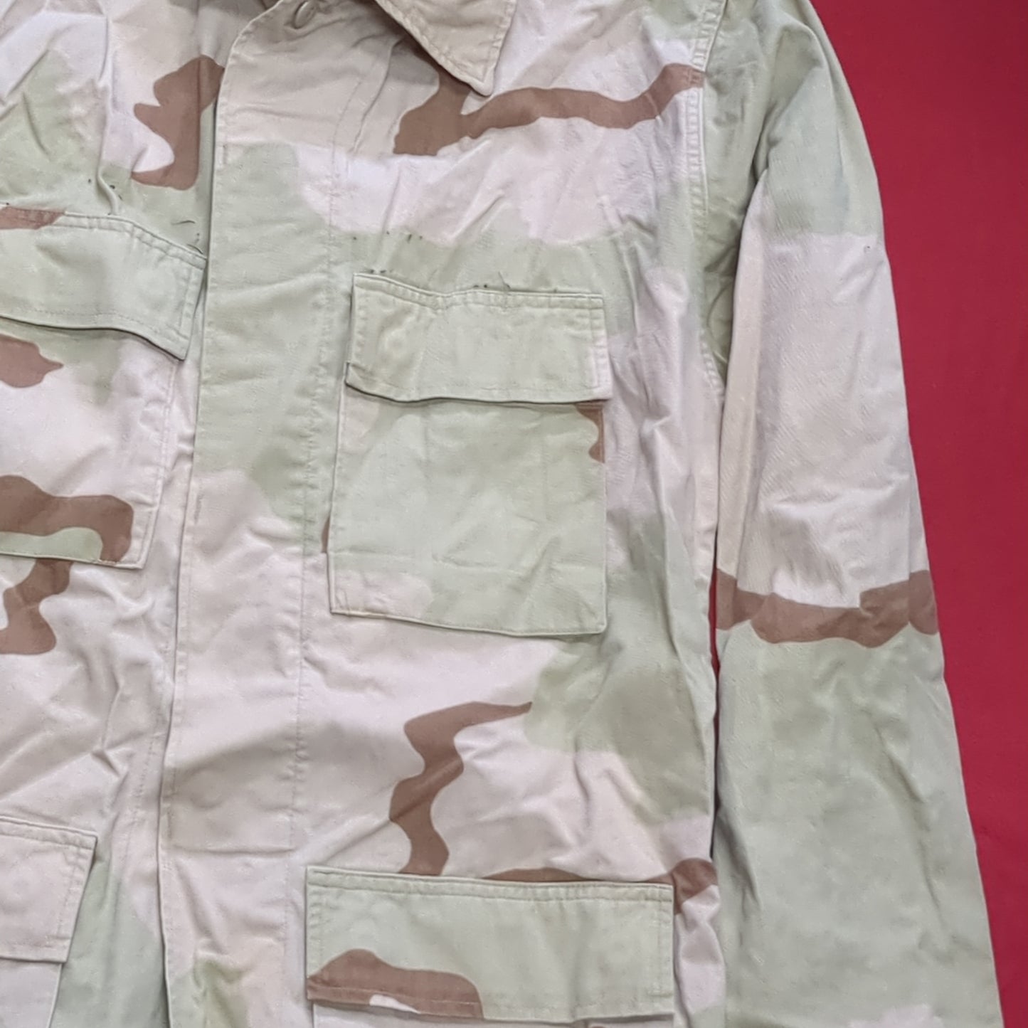 US Army Medium Long DCU Desert Camo Top Jacket Uniform (aa01-15)