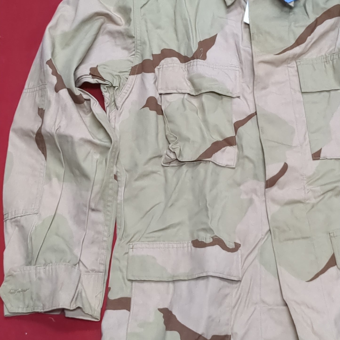 US Army Medium Long DCU Desert Camo Top Jacket Uniform (aa01-8)