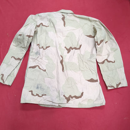 US Army Medium Long DCU Desert Camo Top Jacket Uniform (aa01-8)