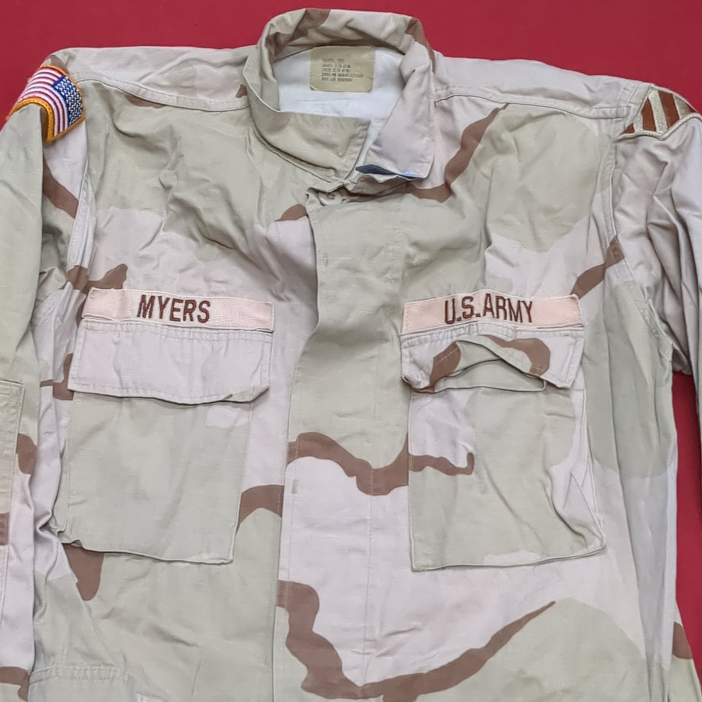 US Army Medium Long DCU Desert Camo Top Jacket Uniform (aa01-18)