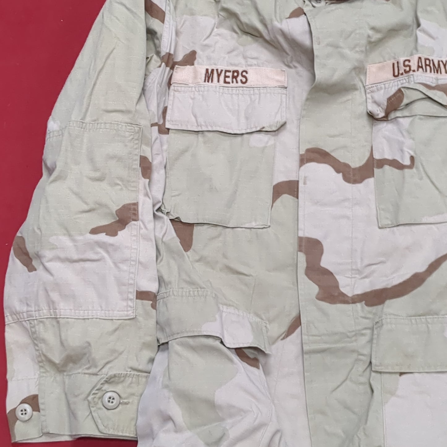 US Army Medium Long DCU Desert Camo Top Jacket Uniform (aa01-18)