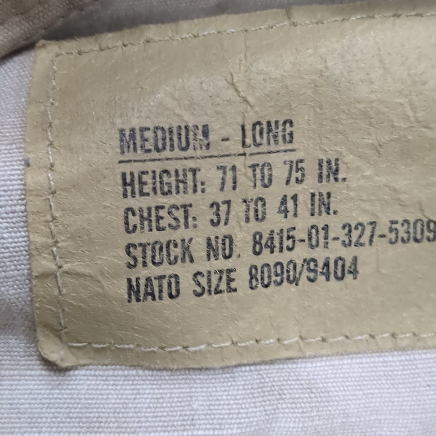 US Army Medium Long DCU Desert Camo Top Jacket Uniform (aa01-18)