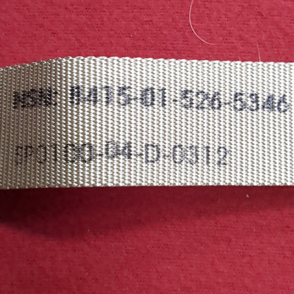 Unused Size: 34 499 Tan Lightweight Rigger Belt (gcg1- da11-AUG138)
