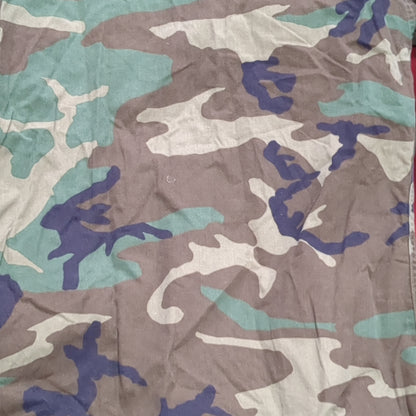 US Army Small Long BDU Woodland Camo Top Jacket Uniform (aa05-3)