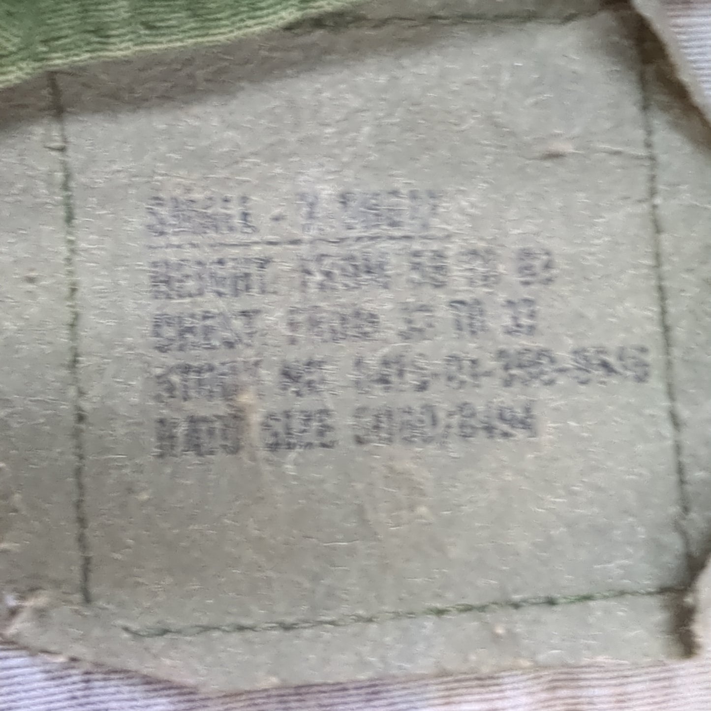 US Army Small X-Short BDU Woodland Camo Top Jacket Uniform (aa05-13)