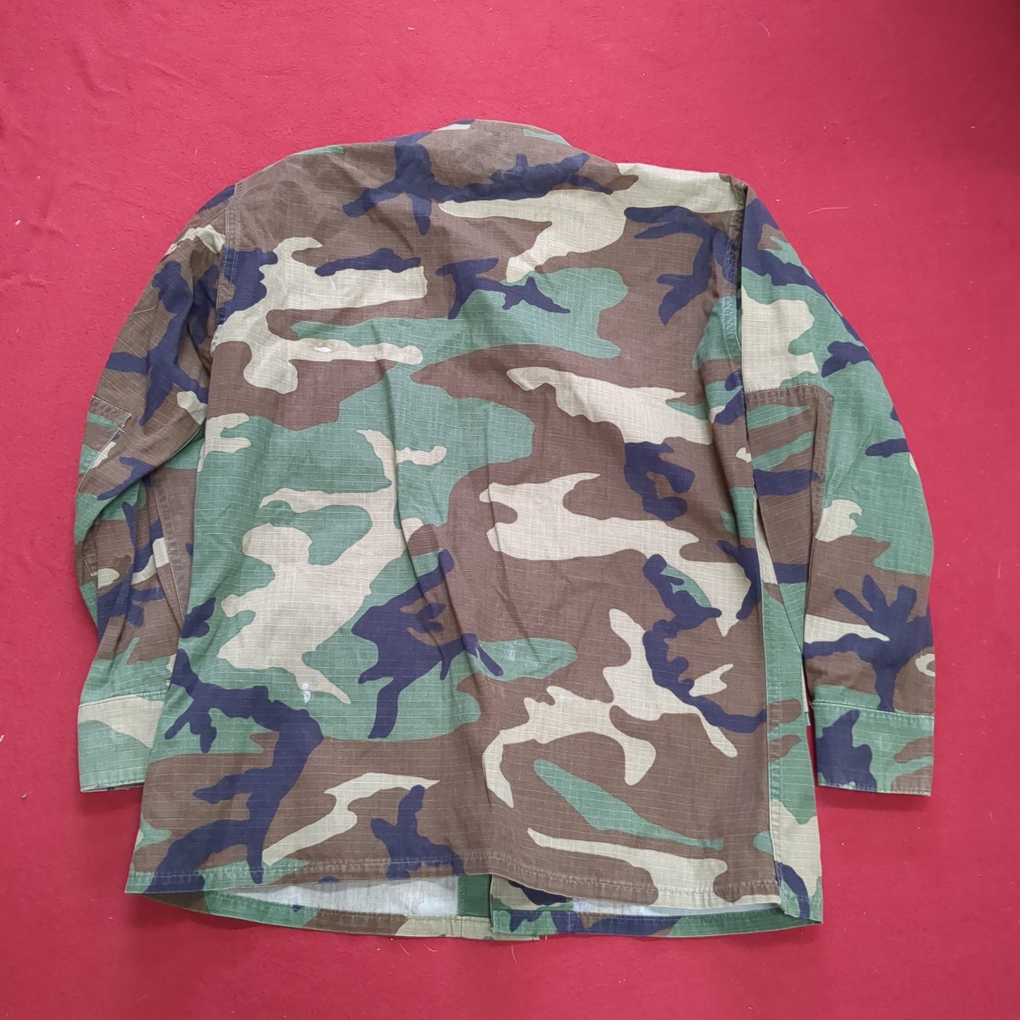 US Army Small X-Short BDU Woodland Camo Top Jacket Uniform (aa05-13)