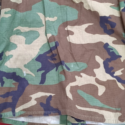 US Army Small X-Short BDU Woodland Camo Top Jacket Uniform (aa05-13)