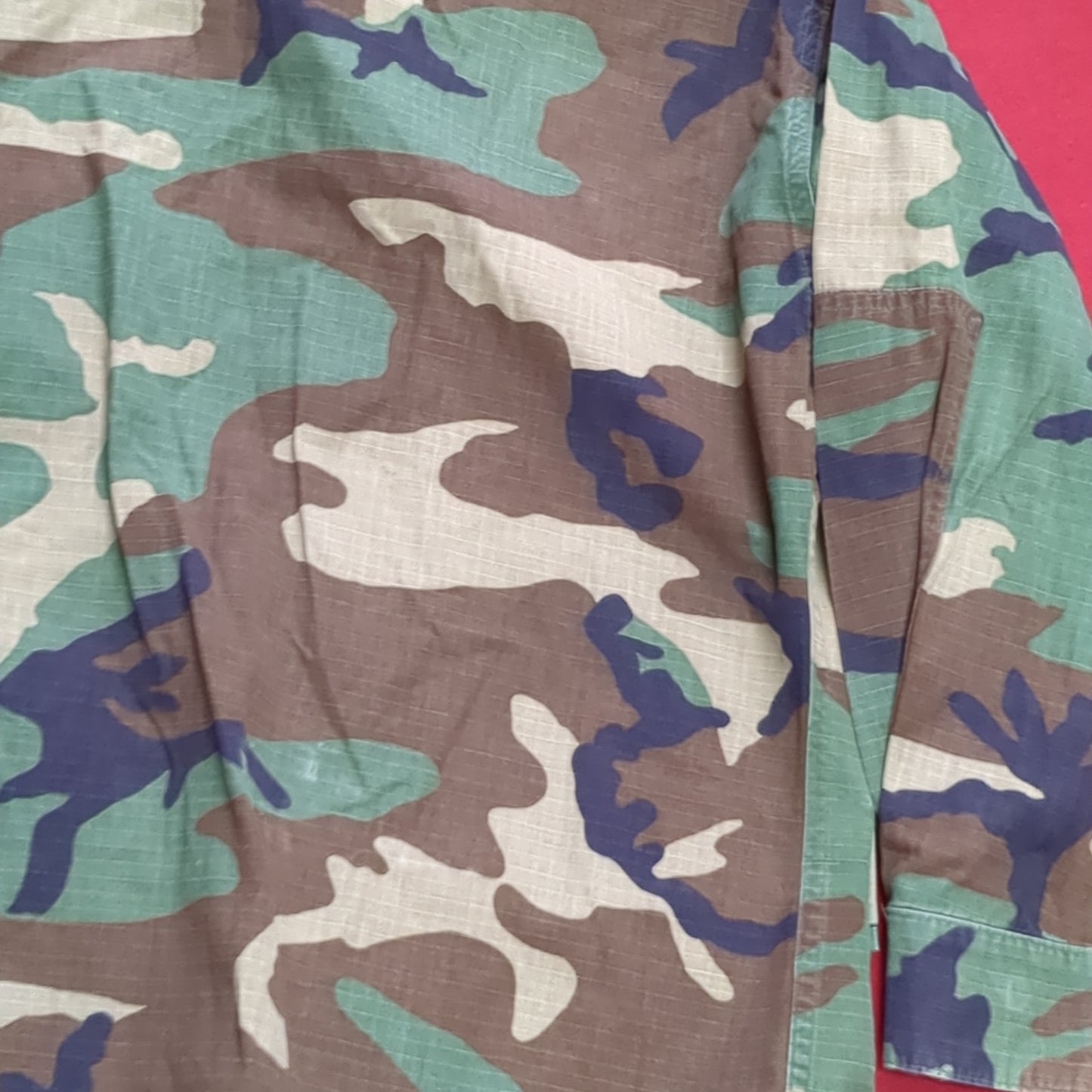 US Army Small X-Short BDU Woodland Camo Top Jacket Uniform (aa05-13)