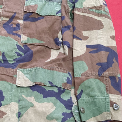 US Army Small Short BDU Woodland Camo Top Jacket Uniform (aa05-11)