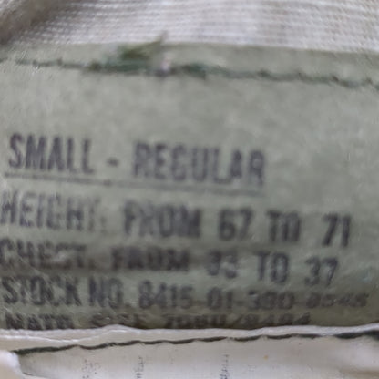 US Army Small Regular BDU Woodland Camo Top Jacket Uniform (aa05-17)