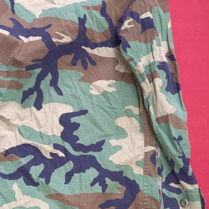 US Army Small Regular BDU Woodland Camo Top Jacket Uniform (aa05-17)