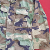 US Army Small X-Short BDU Woodland Camo Top Jacket Uniform (07s10)