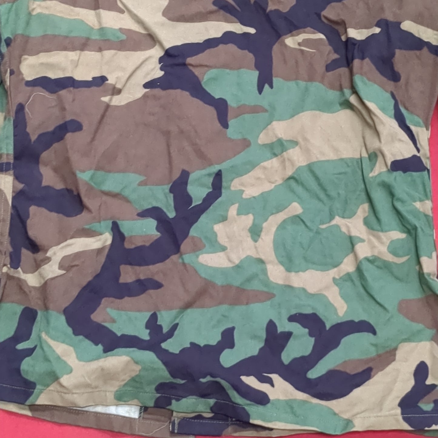 US Army Small Short BDU Woodland Camo Top Jacket Uniform (aa04-1)