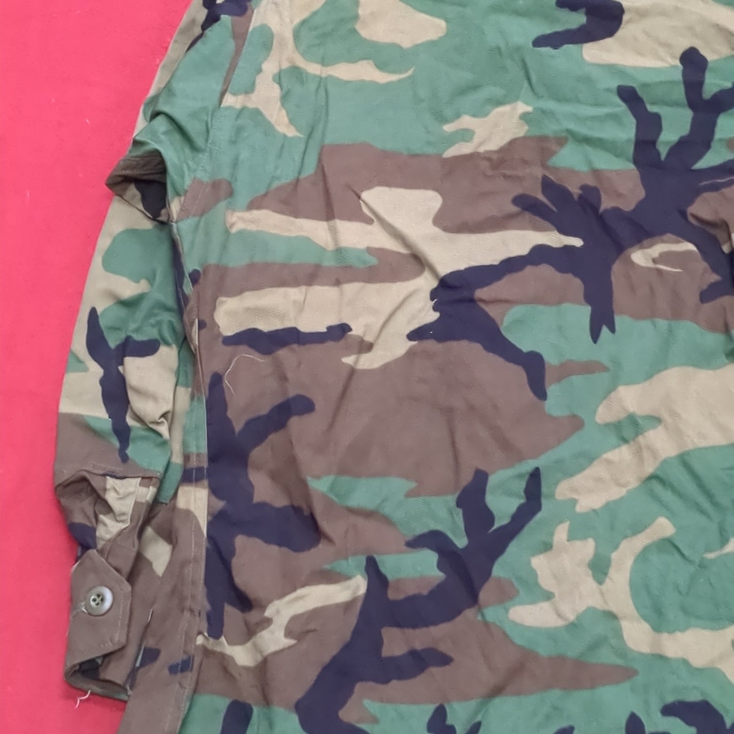 US Army Small Short BDU Woodland Camo Top Jacket Uniform (aa04-1)