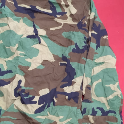 US Army Small Short BDU Woodland Camo Top Jacket Uniform (aa04-17)
