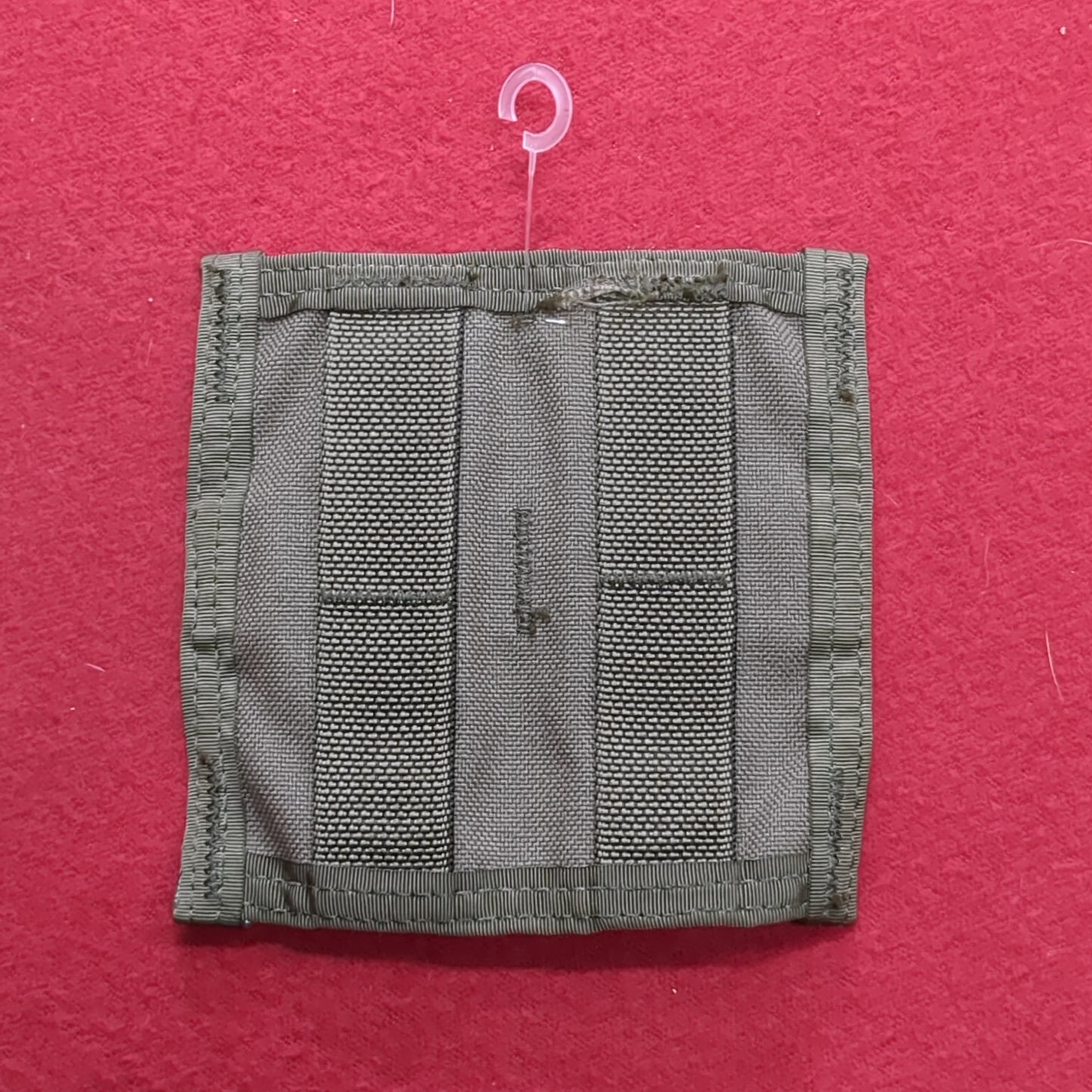 USED OD Green Molle Horizontal Pouch Adapter (aa04-29)