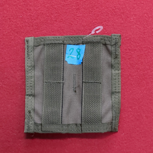 USED OD Green Molle Horizontal Pouch Adapter (aa04-28)