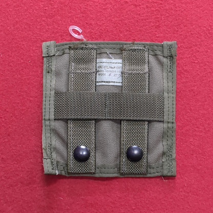 USED OD Green Molle Horizontal Pouch Adapter (aa04-28)