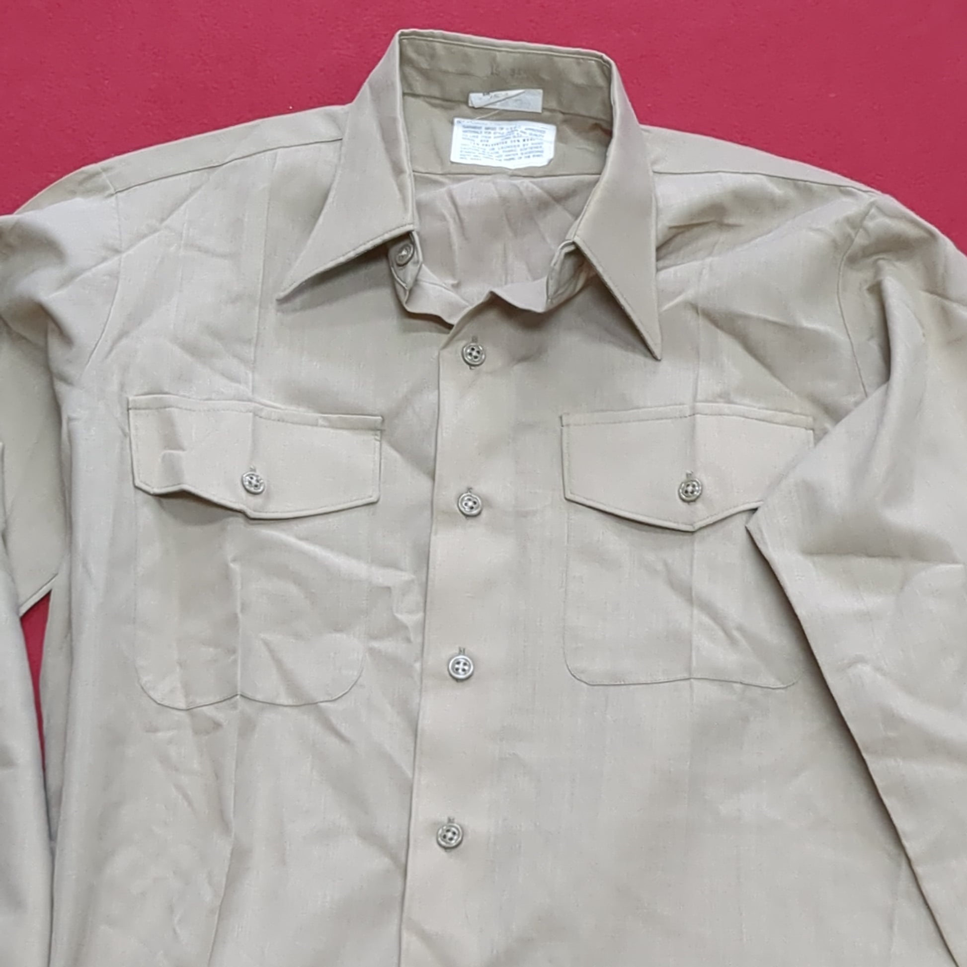 USMC 15 x 34 Marine Corps Khaki Service Uniform Shirt Long Sleeve (aa0 – Gibsons Tactical Tavern USMC 15 x 34 Marine Corps Khaki Service Uniform Shirt Long Sleeve (aa0 – Gibsons Tactical Tavern