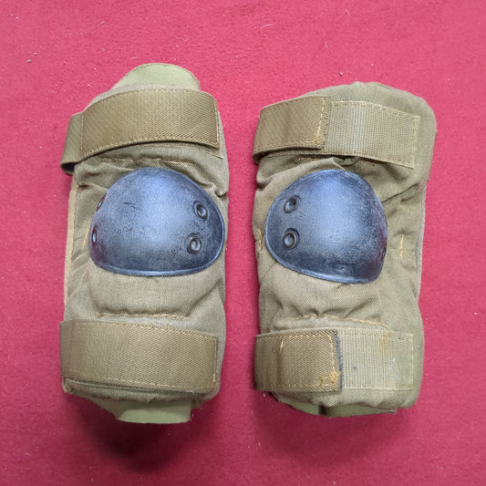 Medium Bijan's US Military Issue Coyote Brown Elbow Pads (aa06-14)