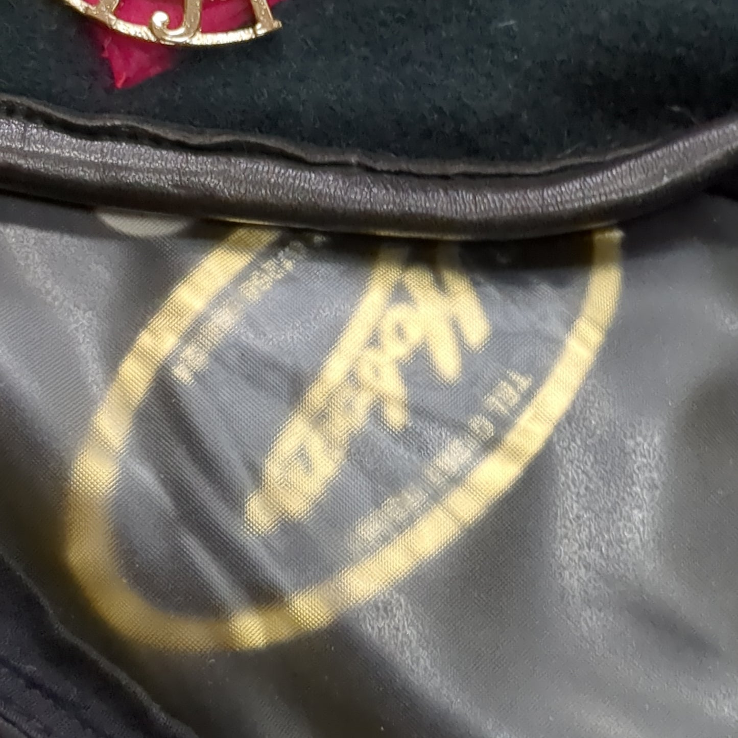 VINTAGE Hobson Beret Figi Defense Force Green (aa06-9)