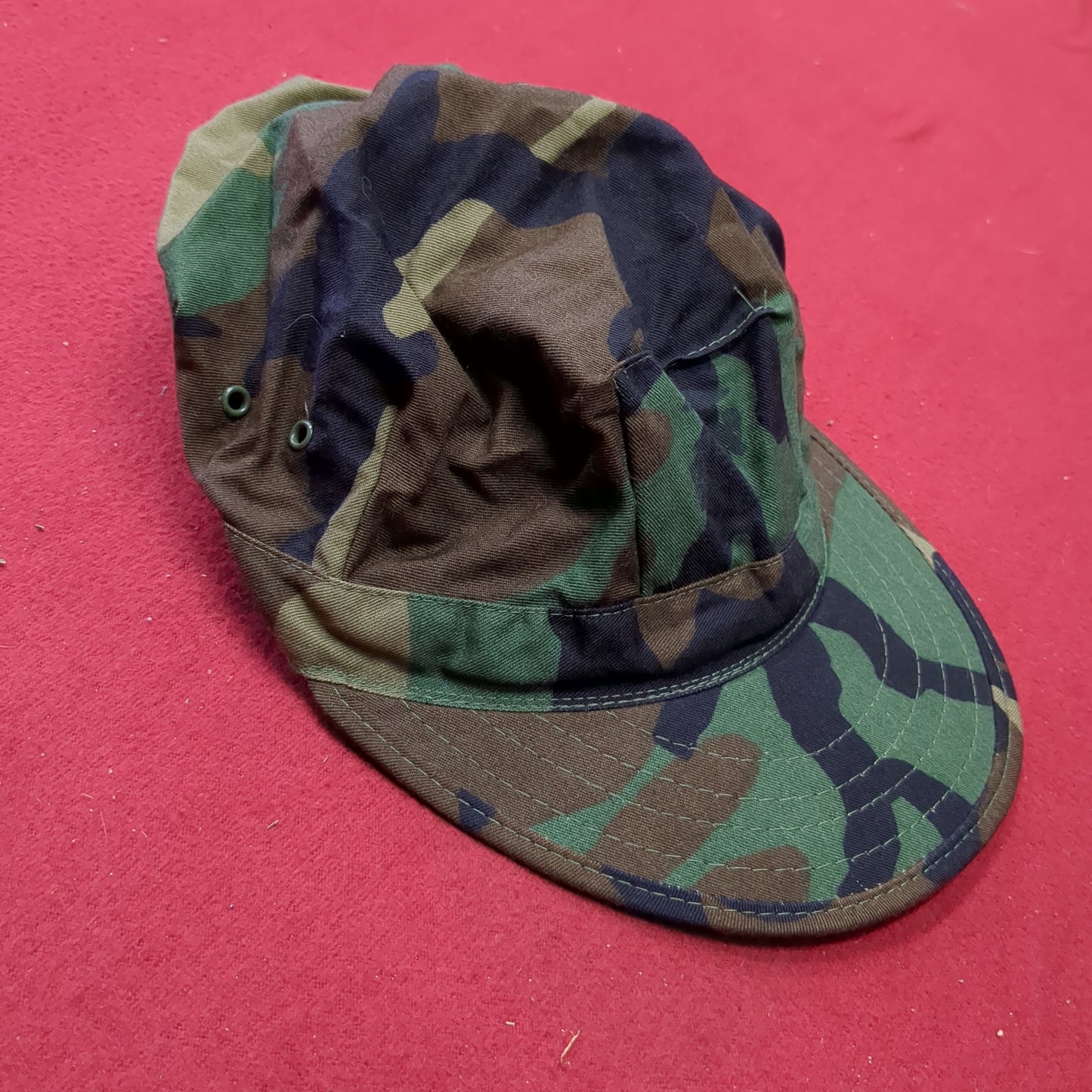 US Army Marine Corps X-Large Utility Cap BDU Woodland Camo (11s (ab10-10)