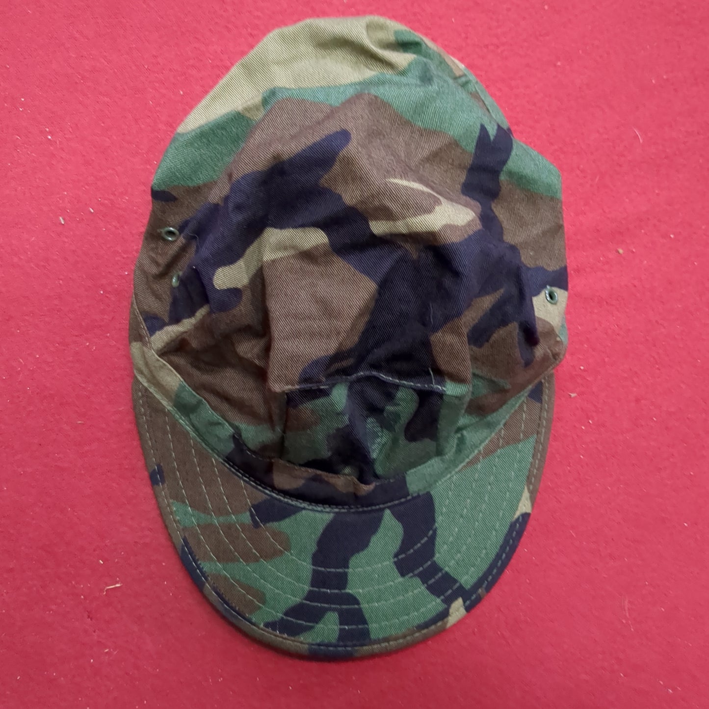 US Army Marine Corps X-Large Utility Cap BDU Woodland Camo (11s (ab10-10)