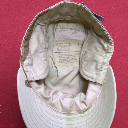 US Army Patrol Cap 6 3/4 DCU Desert Class 2 Camo (11s (ab10-12)