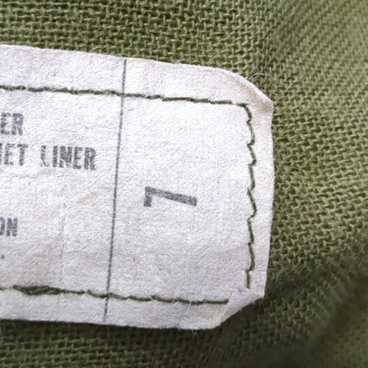 VINTAGE US Army 7 Cold Weather Liner Pile Cap BDU Woodland Camo (11s (ab10-22)