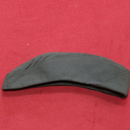 Vintage 1960 Women's 23 1/2 OD Wool Army Military  Green 44 Garrison Cap (10s (ab09-17)