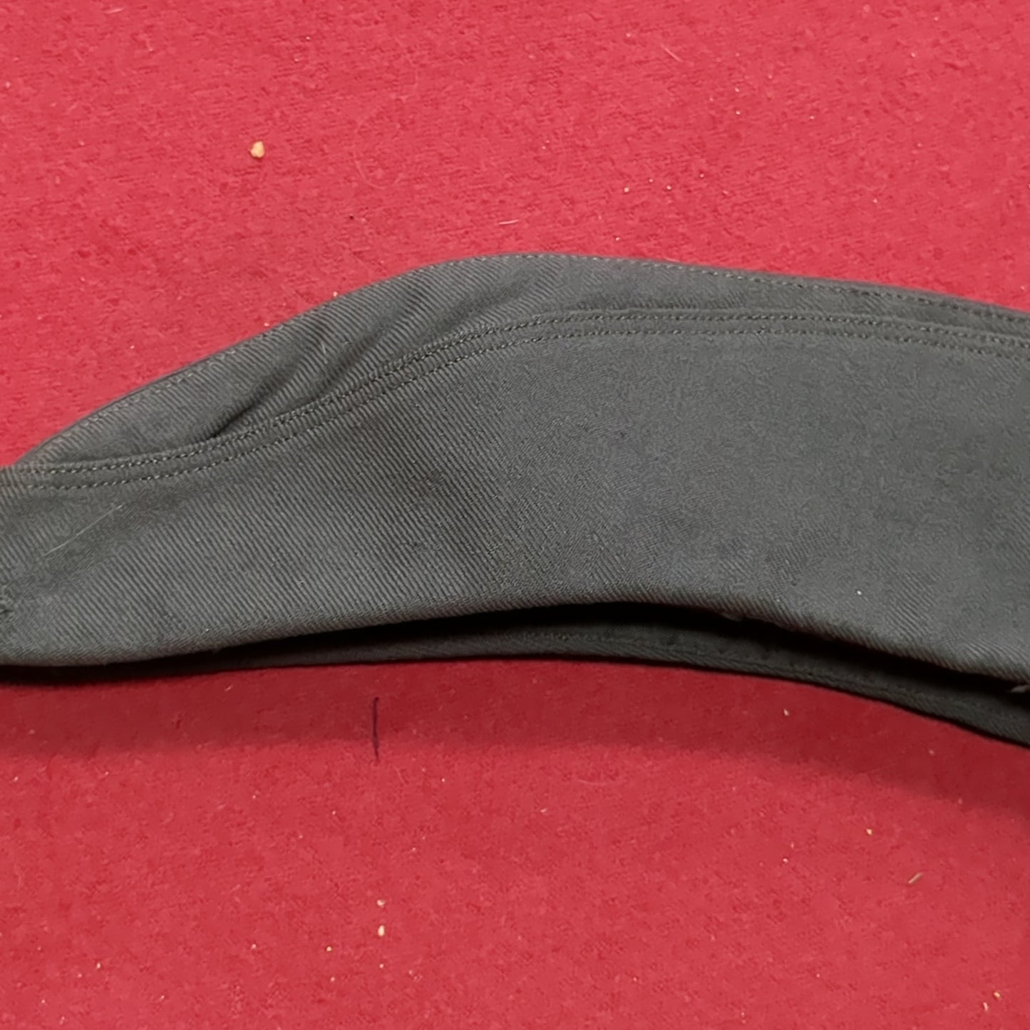 Vintage 1960 Women's 23 1/2 OD Wool Army Military  Green 44 Garrison Cap (10s (ab09-17)