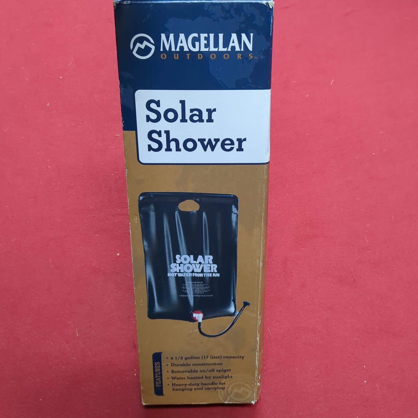 NOS Magellan Outdoors Solar Shower 4.5 Gallons (10s (ab09-g455)