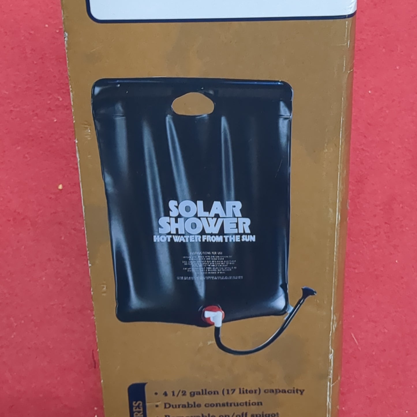 NOS Magellan Outdoors Solar Shower 4.5 Gallons (10s (ab09-g455)
