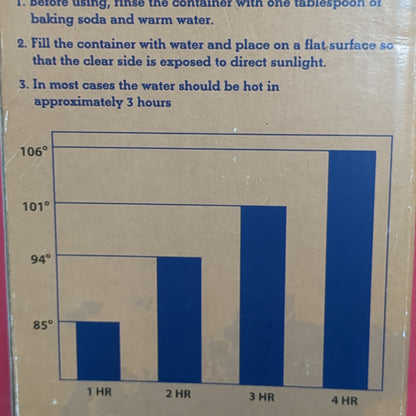 NOS Magellan Outdoors Solar Shower 4.5 Gallons (10s (ab09-g455)