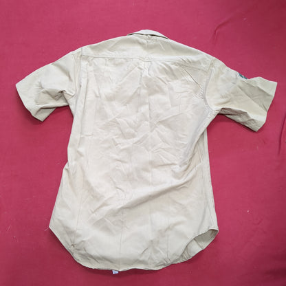 DLA 15 Men's Short Sleeve Poly Wool Khaki M-1 Shirt Marine (10s (ab09-g110)