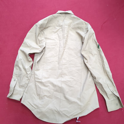 DLA 15x33 Men's Long Sleeve Poly Wool Khaki Shirt Marine (10s (ab09-g109)