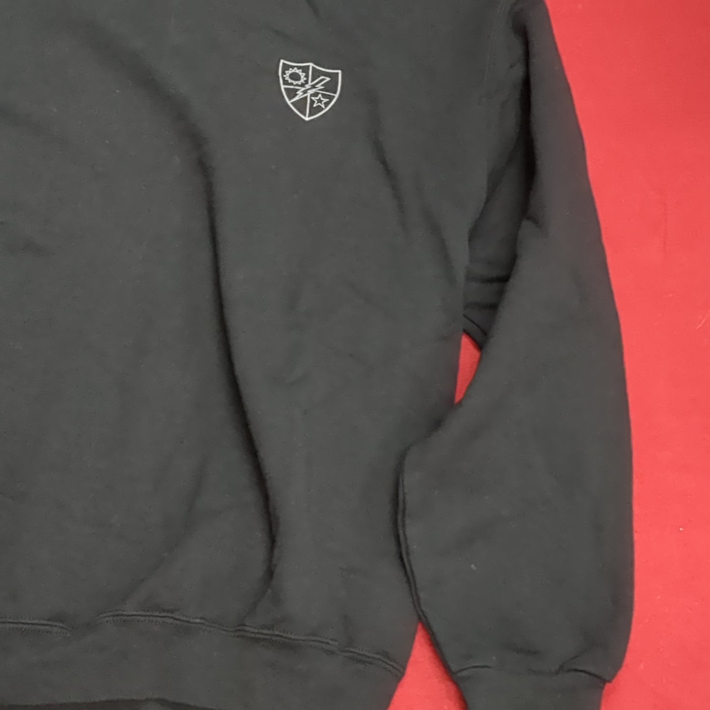 1st Ranger Large Black Mens Crew Sweater Excellent condition (fb10-AUG178)
